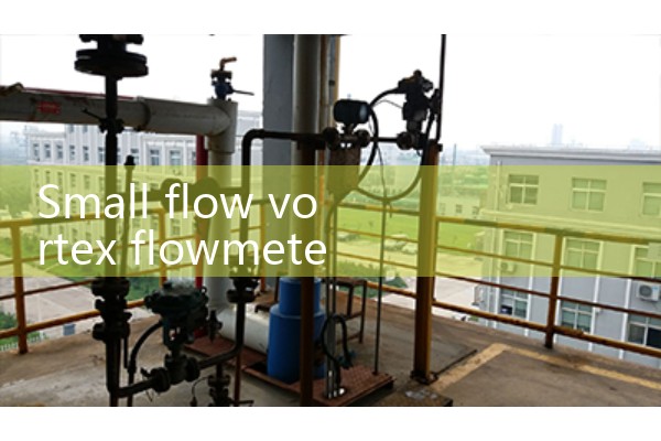 Small flow vortex flowmeter